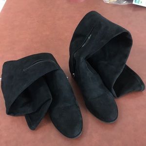 Marc Fisher over the knee suede black boots.